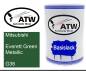 Preview: Mitsubishi, Everett Green Metallic, G36: 500ml Lackdose, von ATW Autoteile West.